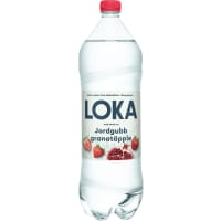 Loka Jordgubb Granatäpple Kolsyrat Vatten Pet