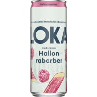 Hallon Rabarber, Loka Kolsyrat Vatten Burk