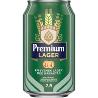 Premium Lager 2,8% Folköl Burk