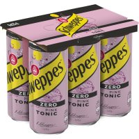 Schweppes Pink Tonic Zero Drinkmixer, Burk