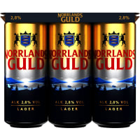 Ljus Lager 6p 2,8% Folköl Burk