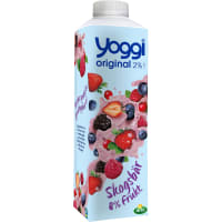 Yoggi Skogsbär Original Yoghurt 2%