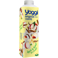 Yoggi Äpple Kanel Vanilj Yoghurt 2%