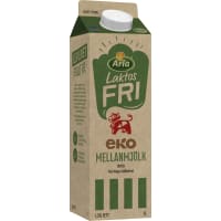 Mellanmjölk Eko Laktosfri 1,5%