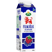 Hallon Blåbär Filmjölk 2,7%