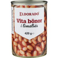 Eldorado Vita Bönor i Tomatsås