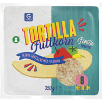 Garant Tortilla Fullkorn Medium 8-pack