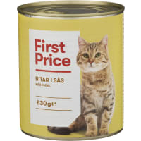 Fågel Bitar i Sås Kattmat Våt