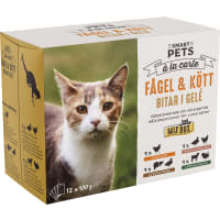 Fågel & Kött Mixbox Kattmat 12-pack Gele
