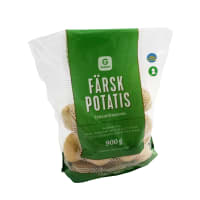 Potatis Färsk Tvättad Klass 1