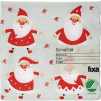 Servett Dancing Santa 33x33