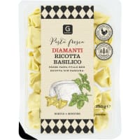 Diamanti Ricotta/basilika