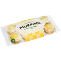 Citronsmak Krämfyllda Muffins 8p