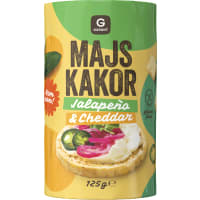 Jalapeno & Cheddar Majskakor
