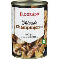 Champinjoner Skivade