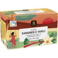 Rabarber Vanil Rött Te