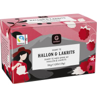 Hallon Lakrits Svart Te
