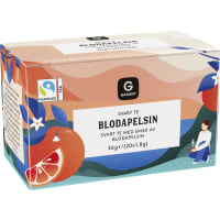 Blodapelsin Svart Te