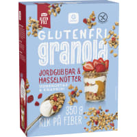 Granola Hasselnöt Jordgubb Glutenfri