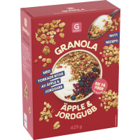Jordgubb Äpple Granola