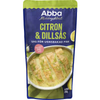 Citron & Dill Sås Ugnsbakad Fisk 4 Port