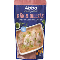 Räk & Dillsås För Ugnsbakad Torsk 4 Port