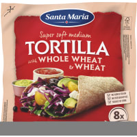 Tortilla Whole Wheat Medium 8-pack