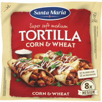 Santa Maria Tortilla Corn&wheat Medium 8-pack