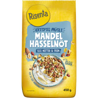 Mandel Hasseln Krispig Müsli