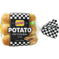 Korvbrödbagarn Hot Dog Buns Potato