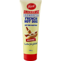 French Hot Dog Amerikansk Dressing