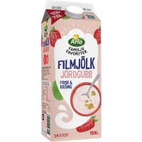 Jordgubb Familjefavoriter Filmjölk 1,4%
