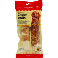 Chew Rolls Chicken Large Hundgodis 2-pack