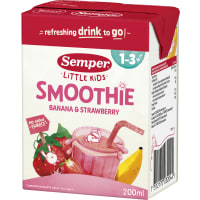Smoothie Banan Jordgubb Från 12 Månader