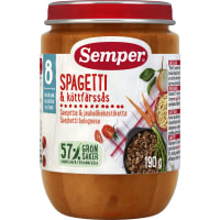 Semper Spagetti & Köttfärssås Från 8 Månader