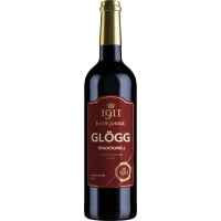 Glögg Röd Traditionell Alkfri Glas