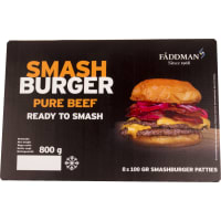 Smashburgare Frysta/8x100g