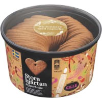 Stora Hjärtan Pepparkakor Burk