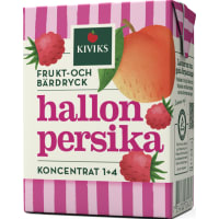 Kiviks Musteri Hallon Persika Frukt & Bär Dryck Koncentrat