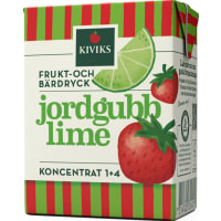 Kiviks Musteri Jordgubb Lime Frukt & Bär Dryck Koncentrat