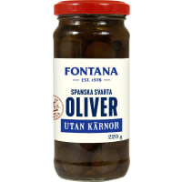 Svarta Oliver Spanska Utan Kärnor