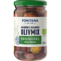 Fontana Olivmix Halkidiki & Kalamata Utan Kärnor