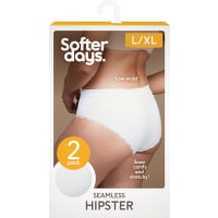 Hipster Seamless Vit Spets L/xl