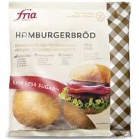 Fria Hamburgerbröd Glutenfri Frysta/4-pack
