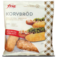 Fria Korvbröd Glutenfri Frysta/5-pack