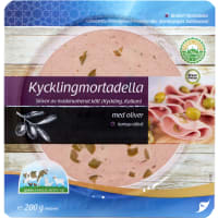 Med Oliver Kycklingmortadella Skivad