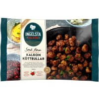 Köttbullar Kalkon Små Frysta