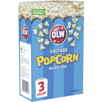 Olw Micropop Saltade Popcorn