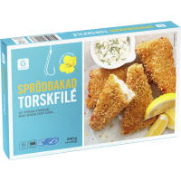 Garant Torskfilé Sprödbakad Frysta/4-pack