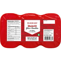 Eldorado Makrillfiléer i Tomatsås 3x125g